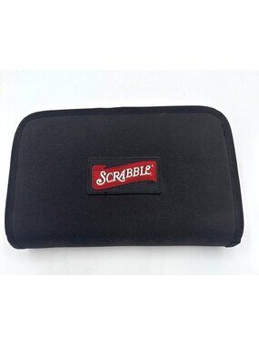 Scrabble Hasbro Game Folio Travel Special Edition Zipper Case Vtg 2001